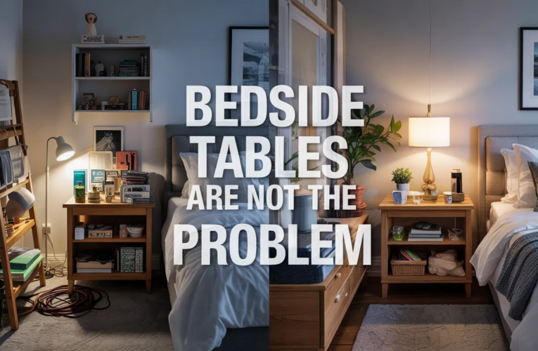 Bedside Tables Are Not the Problem | Poor Space Planning Is